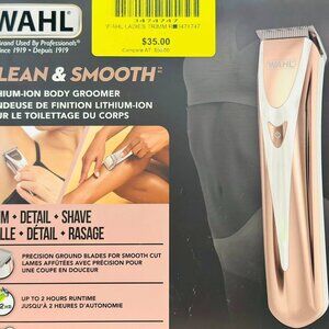 Wahl Clean & Smooth Lithium-Ion Ladies Body Groomer – Trim, Detail & Shave